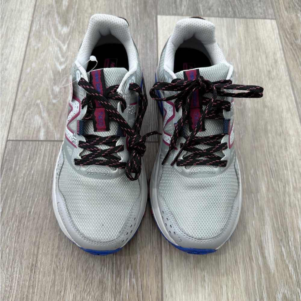 New Balance 410 V8 Grey/Blue Women's Trail Running Shoes-Sz 6 NWB WIDE WT410LR8
